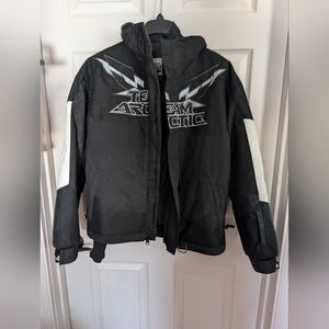 Team Arctic Black and White Jacket